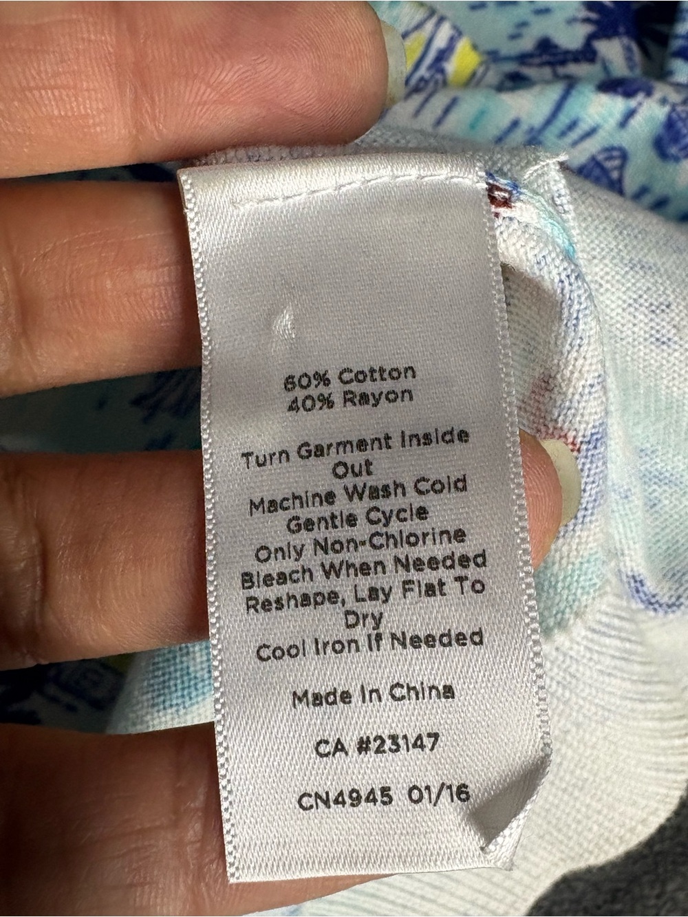 Talbots Santorini Soft Knit 3/4 Sleeve Coastal Cardigan Size M - Picture 9 of 9
